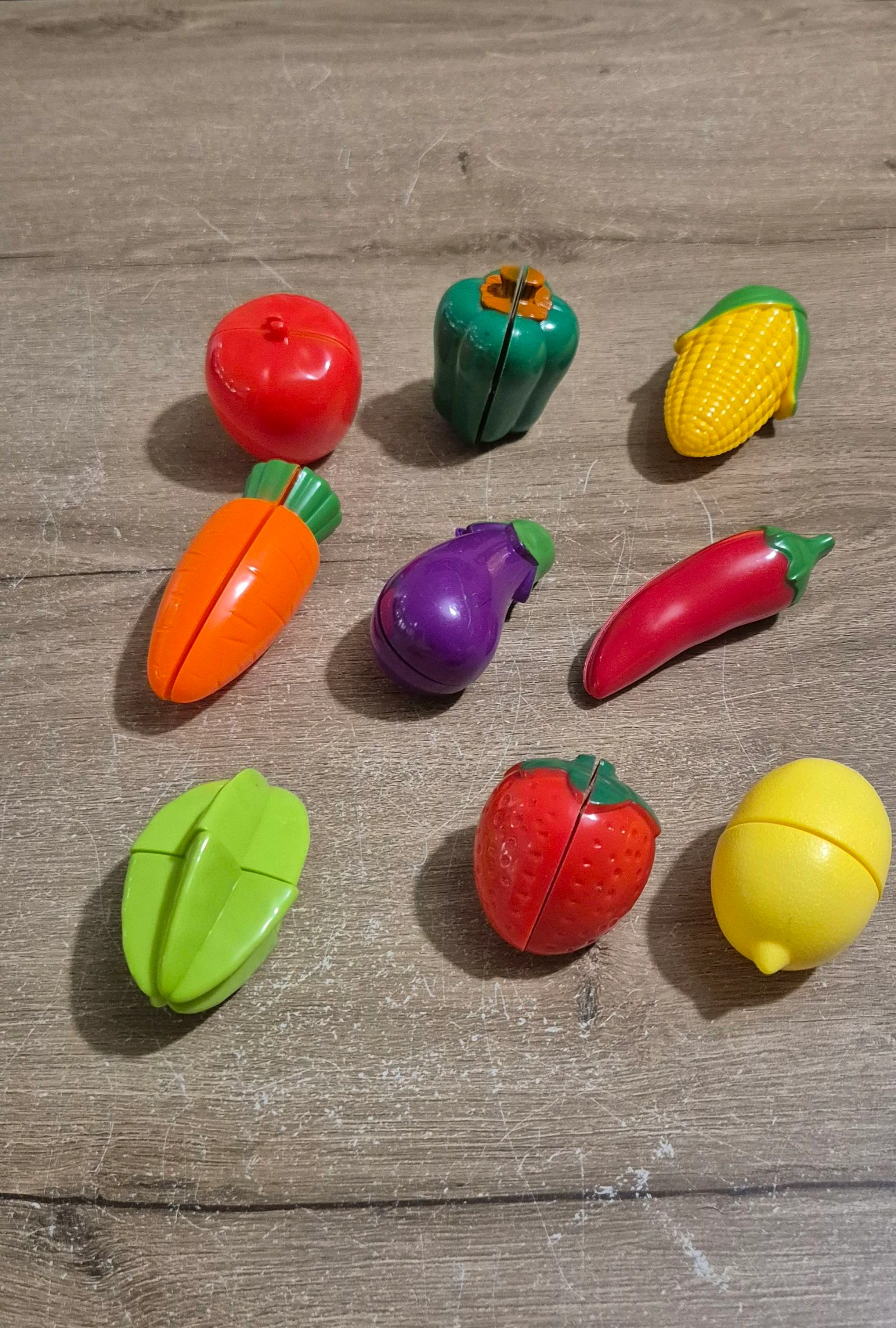 Lot fruits et légumes à découper 